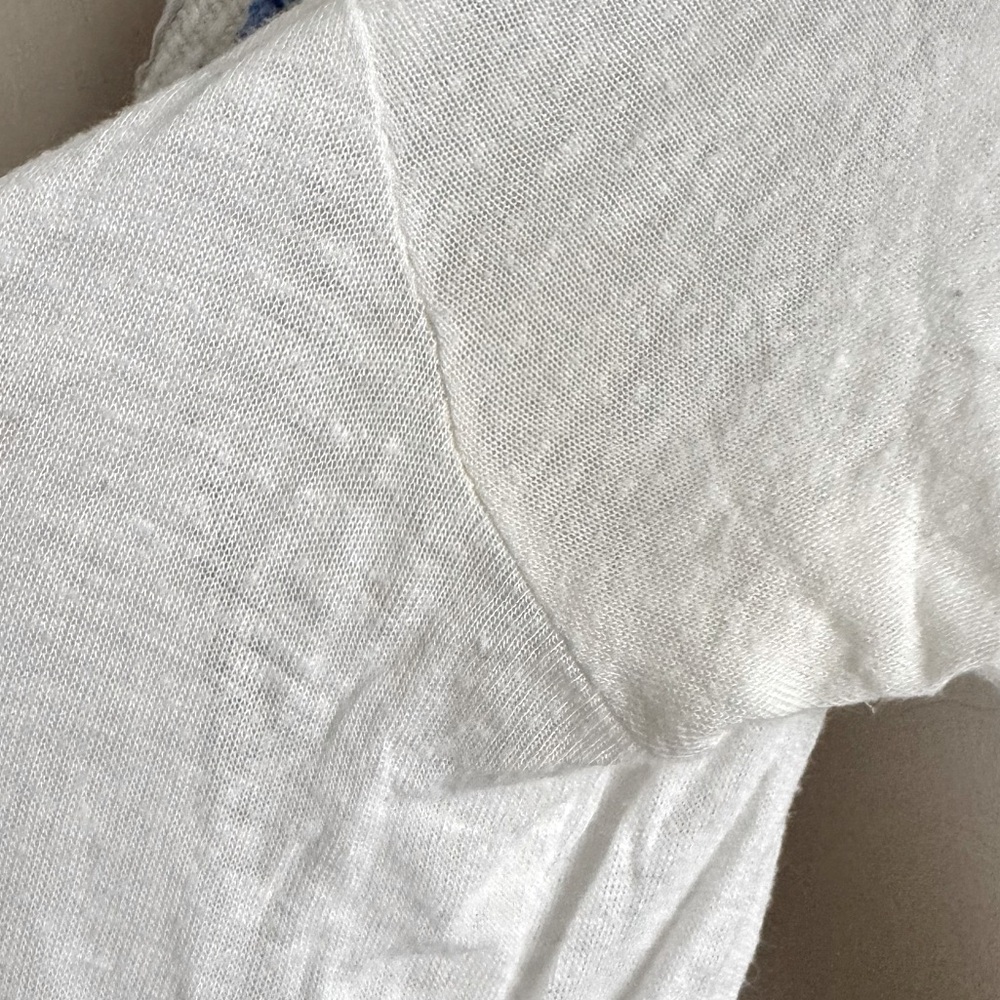 Free People White Ruffled Asymmetrical Blouse - Picture 8 of 8